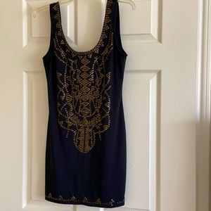 Studded Mini Dress